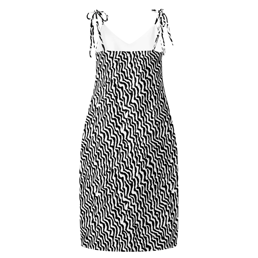 Wave Dance on Slip Dress — Back