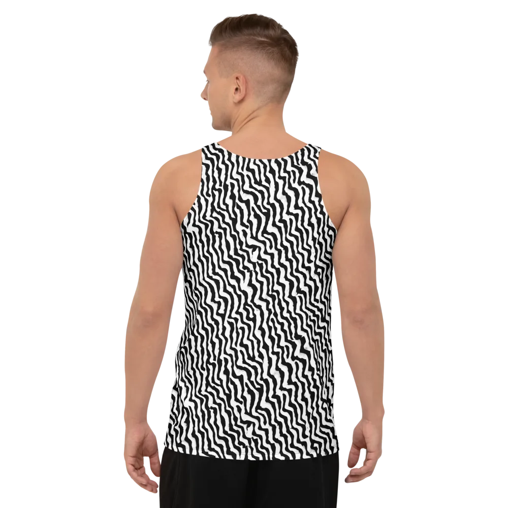 Wave Dance on Men's Tank Top — Back