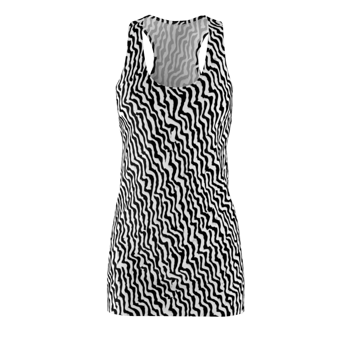 Wave Dance on Racerback Dress — Front