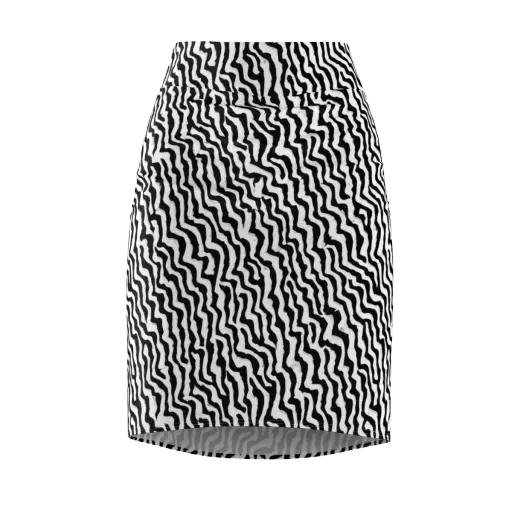 Wave Dance on a Pencil Skirt