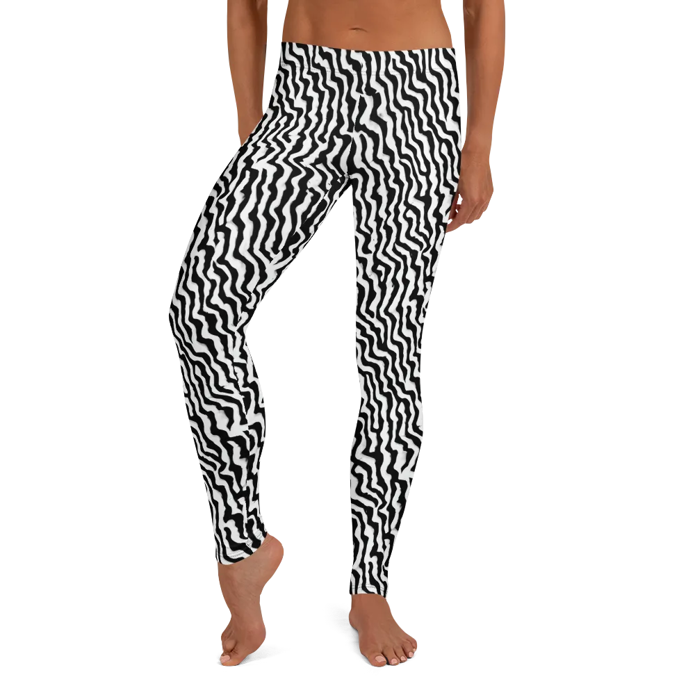 Wave Dance on Leggings — Front