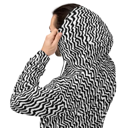 Wave Dance on a Hoodie