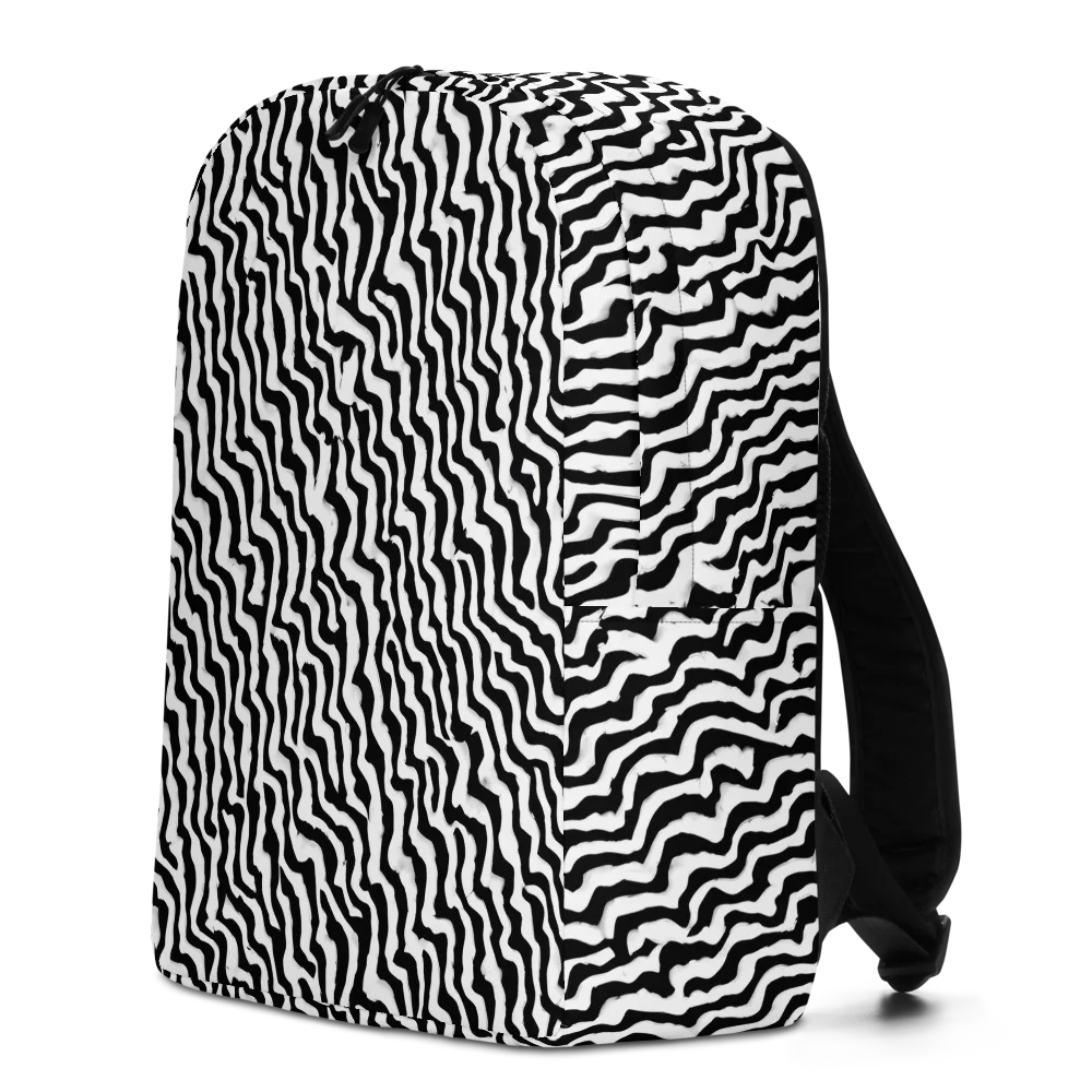 Wave Dance on Minimalist Backpack — Left