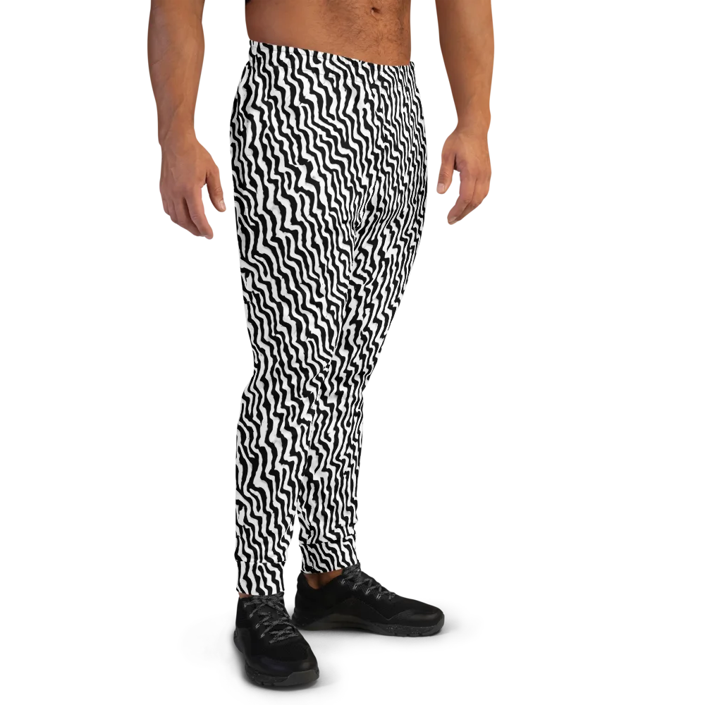 Wave Dance on Men's Joggers — Right