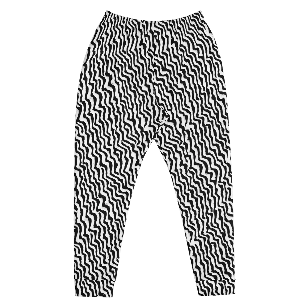 Wave Dance on Men's Joggers — Front