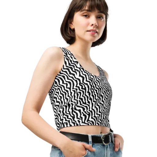 Wave Dance on a Crop Top