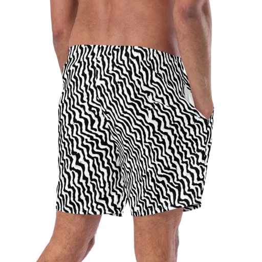 Wave Dance on a Swim Trunks