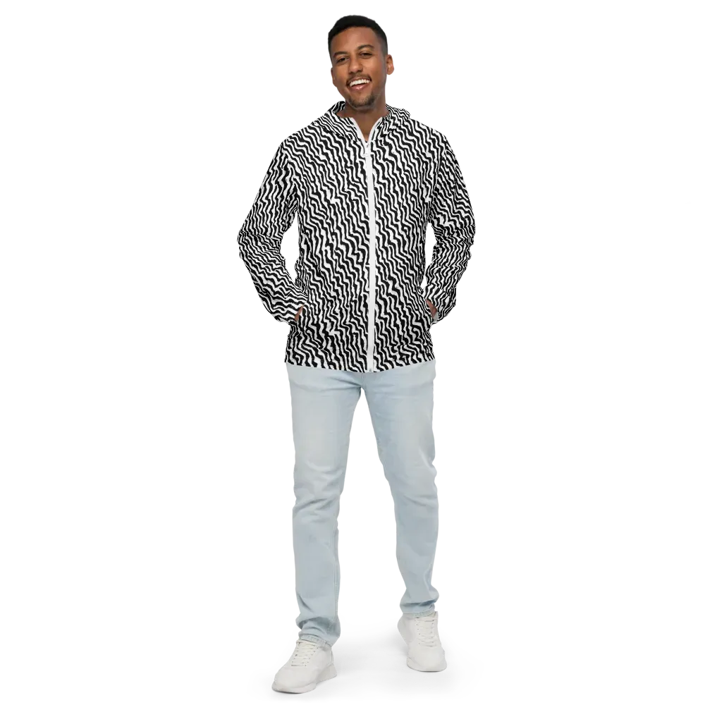 Wave Dance on Men's Windbreaker — Front