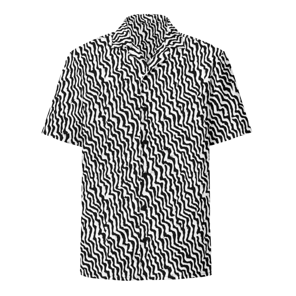 Wave Dance on Button Shirt — Front