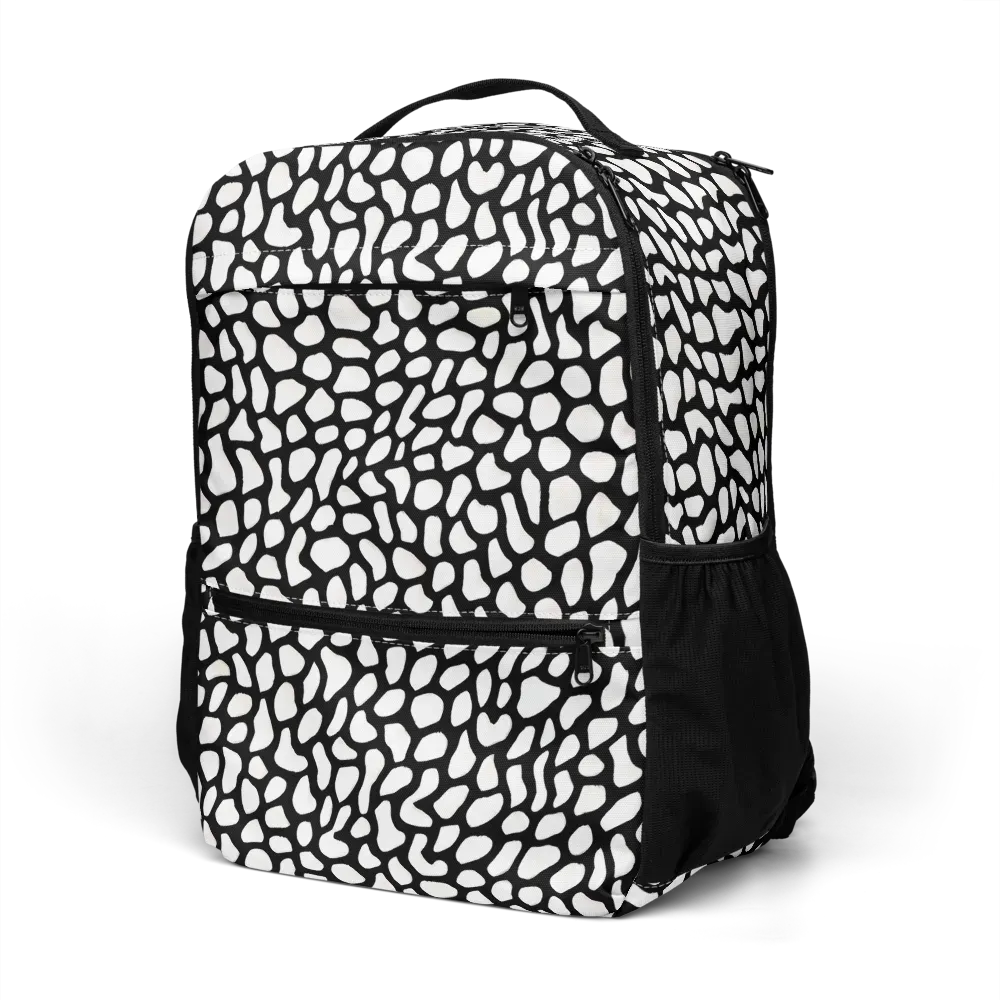 Inkblot Harmony on Utility Backpack — Left Front