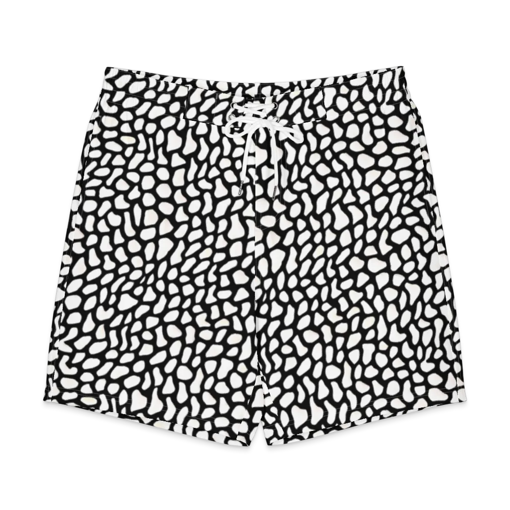 Inkblot Harmony on Men's Board Shorts — Front