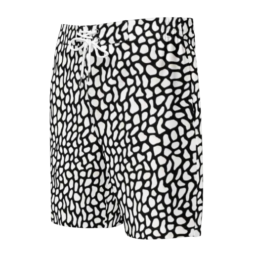 Inkblot Harmony on a Men's Board Shorts