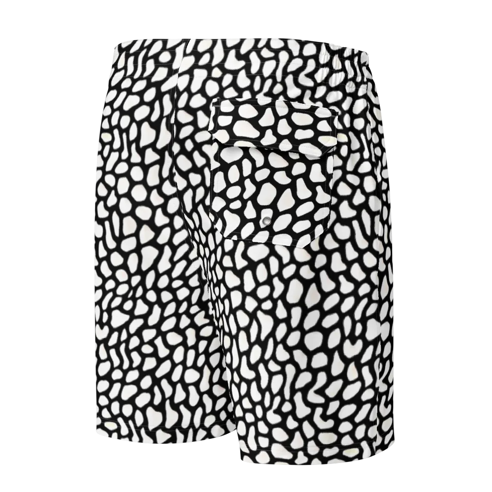 Inkblot Harmony on Men's Board Shorts — Back