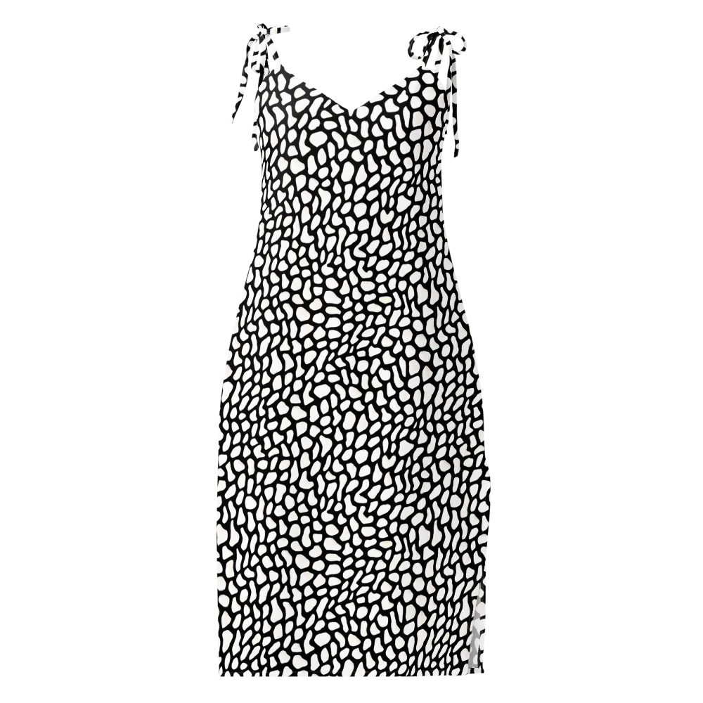 Inkblot Harmony on Slip Dress — Front