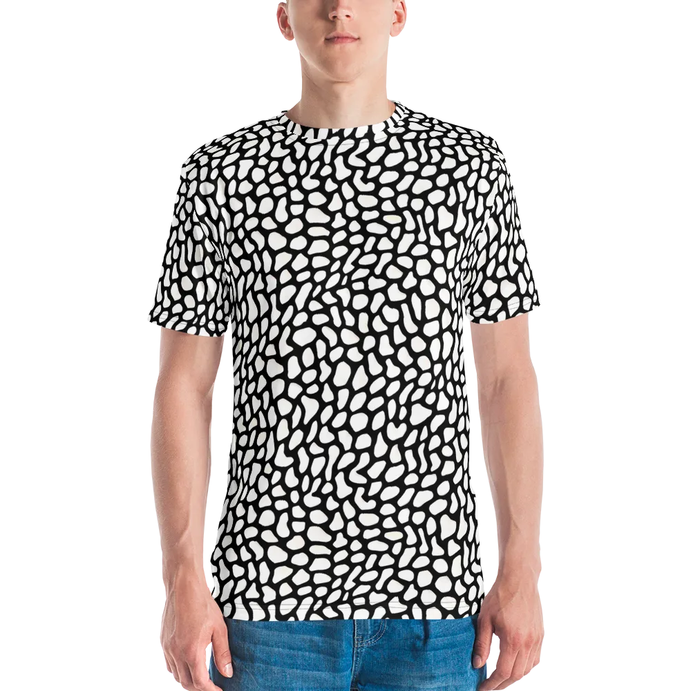 Inkblot Harmony on Men's Crew Neck T-Shirt — Front