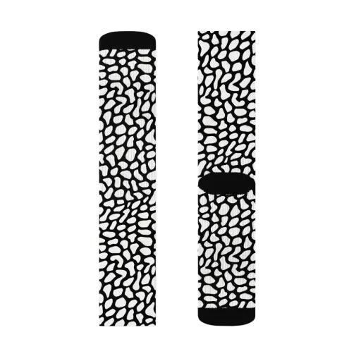 Inkblot Harmony on a Socks