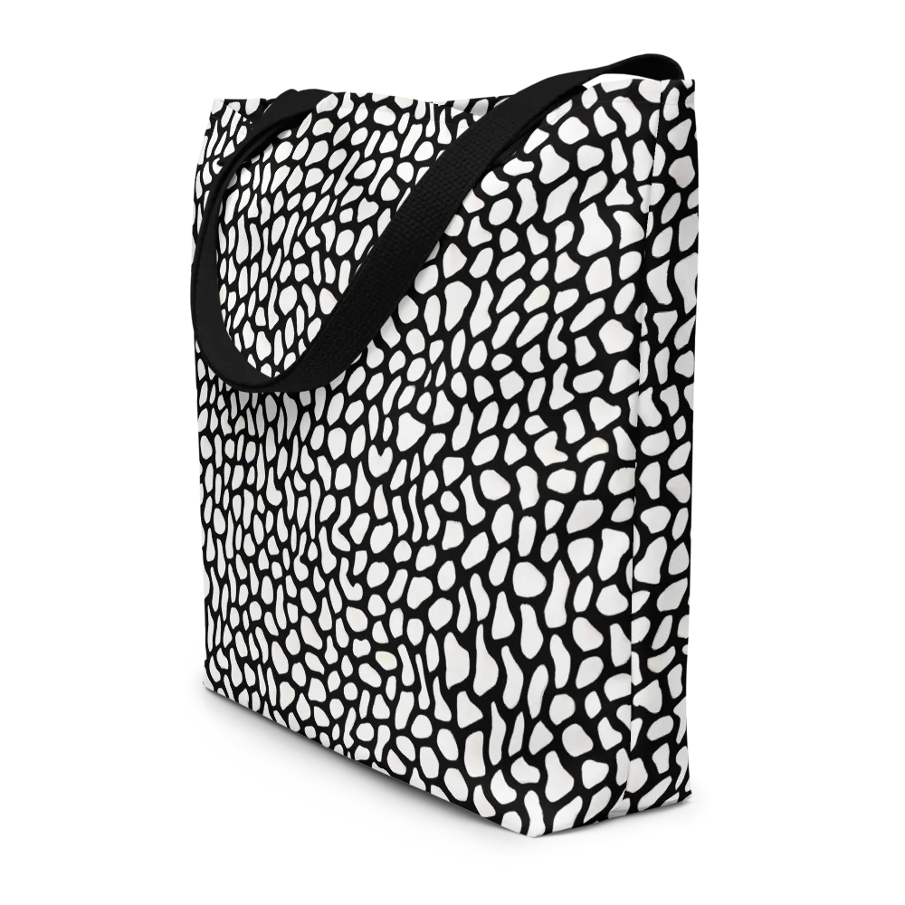Inkblot Harmony on Large Tote Bag W/ Pocket — Front