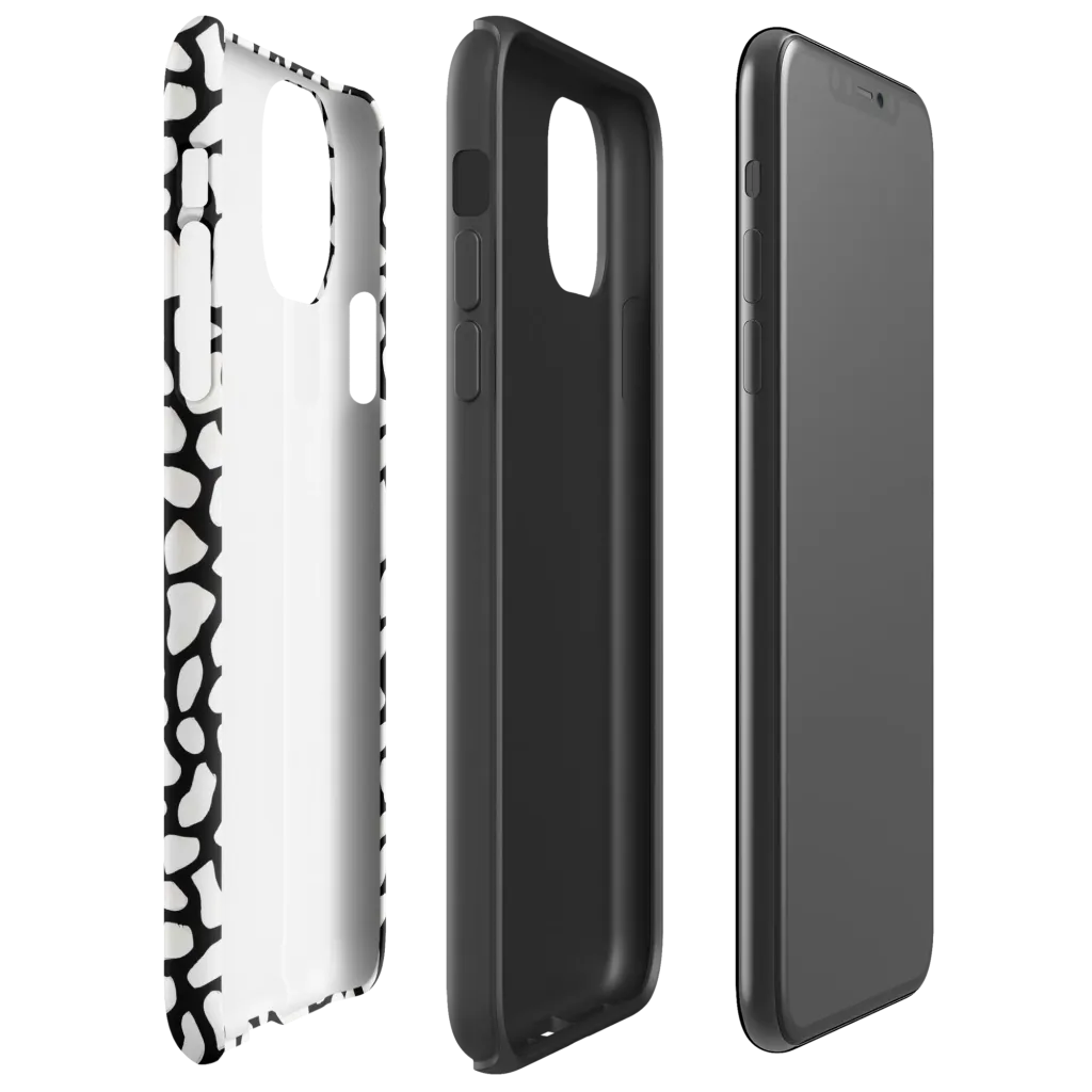 Inkblot Harmony on Tough Case for iPhone® — Right