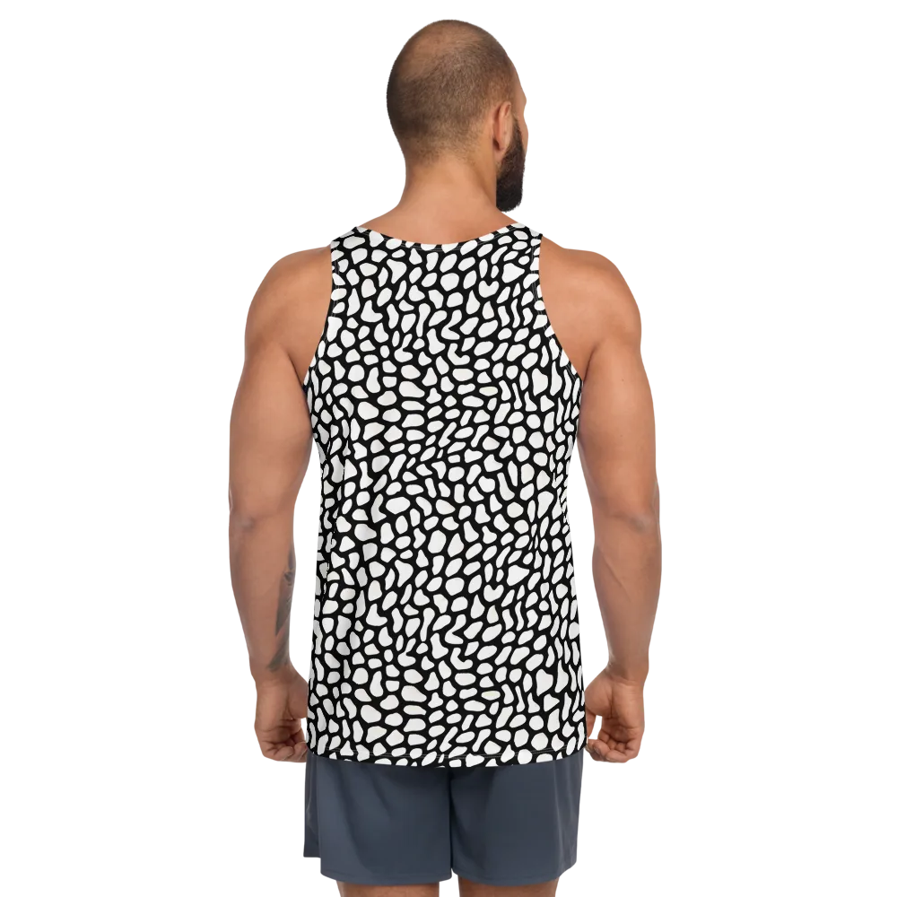 Inkblot Harmony on Men's Tank Top — Back