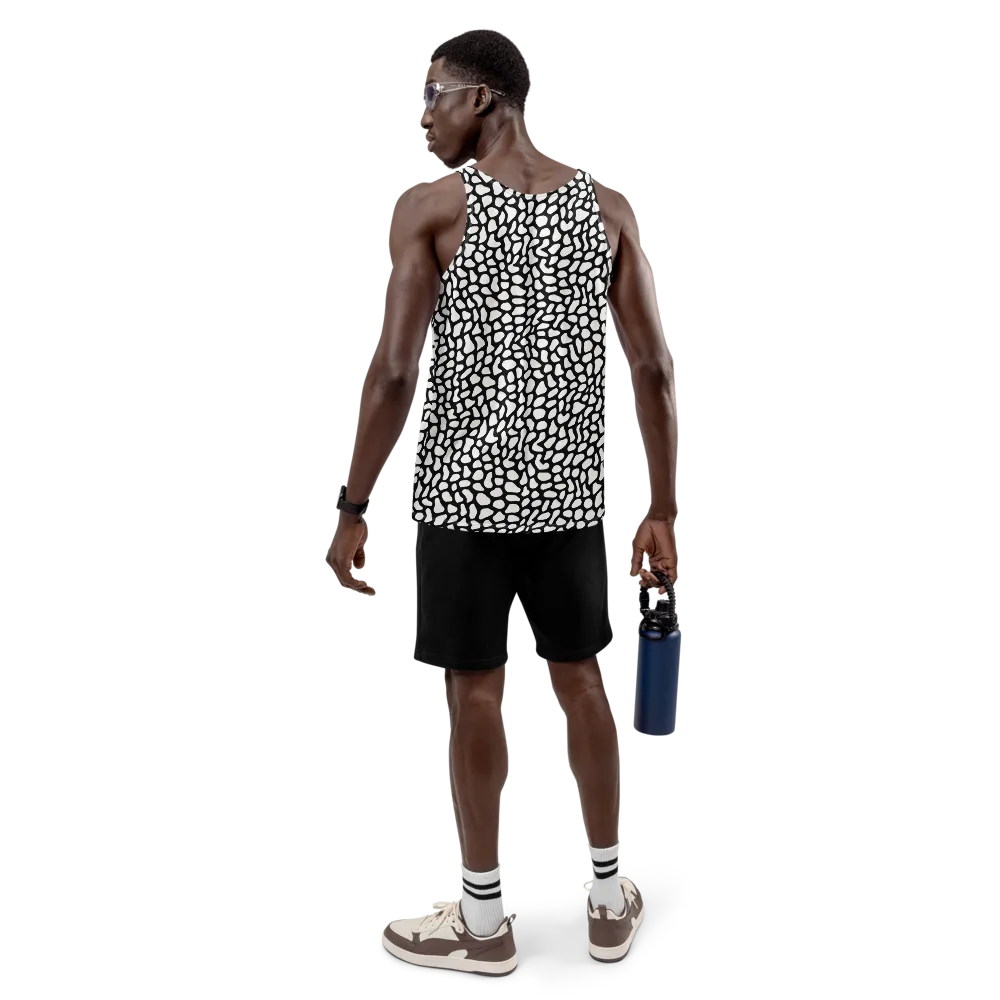 Inkblot Harmony on Men's Tank Top — Back