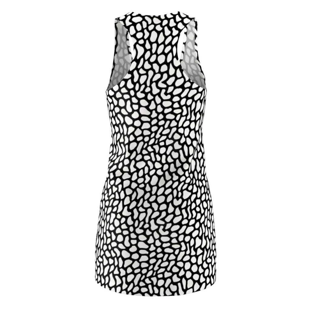 Inkblot Harmony on Racerback Dress — Back
