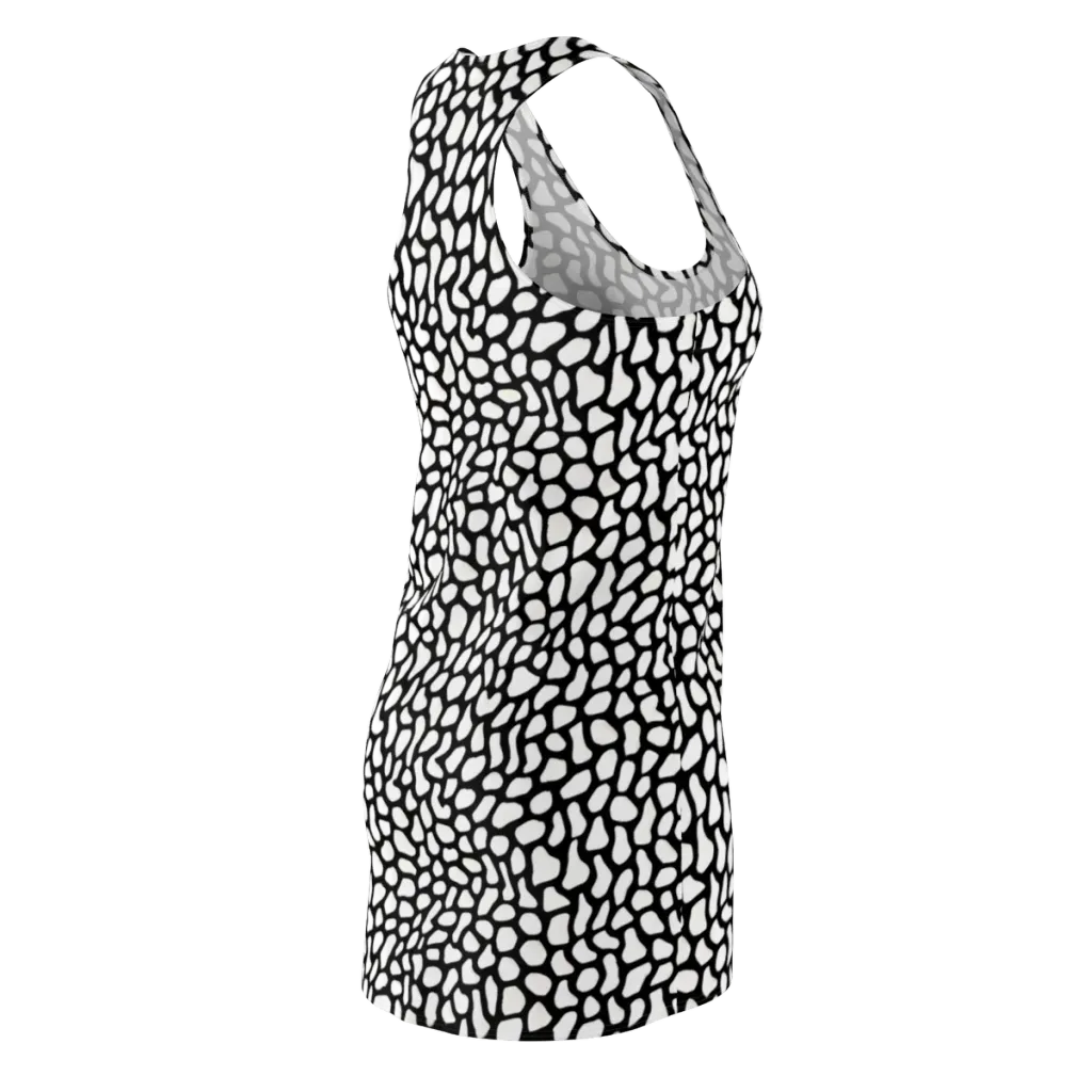Inkblot Harmony on Racerback Dress — Back Side