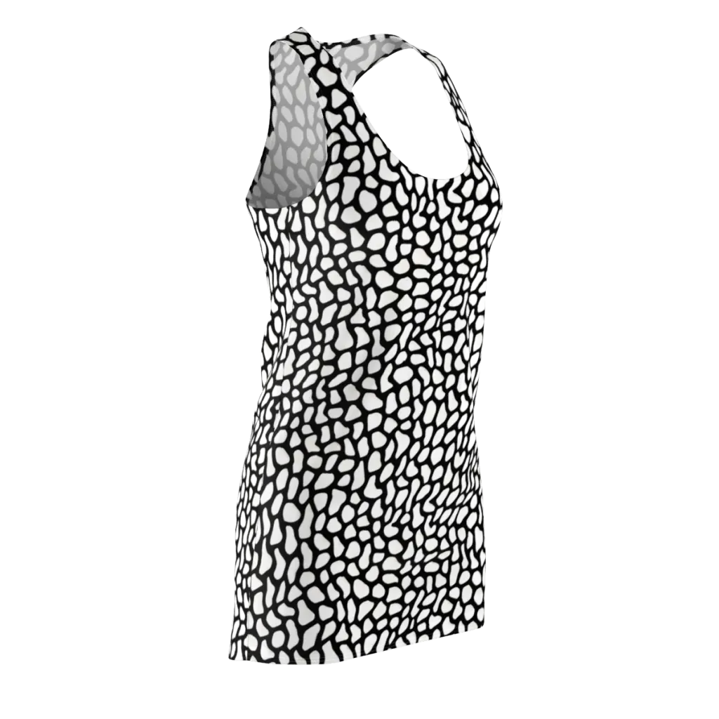 Inkblot Harmony on Racerback Dress — Front Side