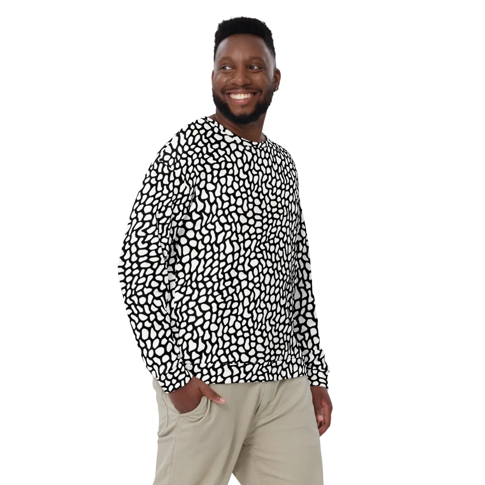 Inkblot Harmony on Sweatshirt — Front