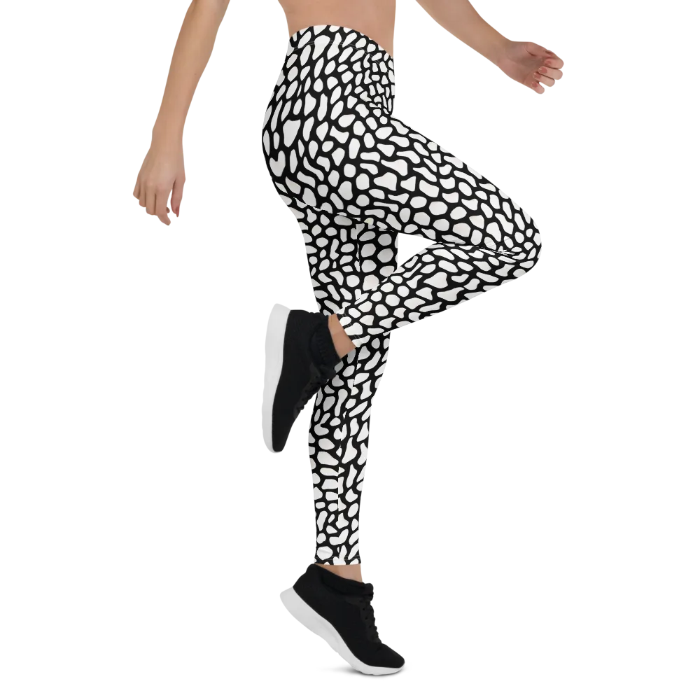 Inkblot Harmony on Leggings — Right