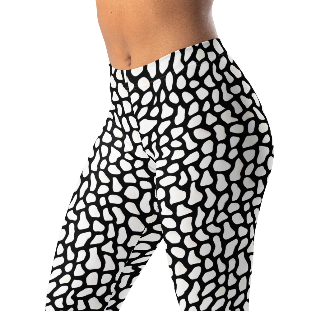 Inkblot Harmony on Leggings — Left Front