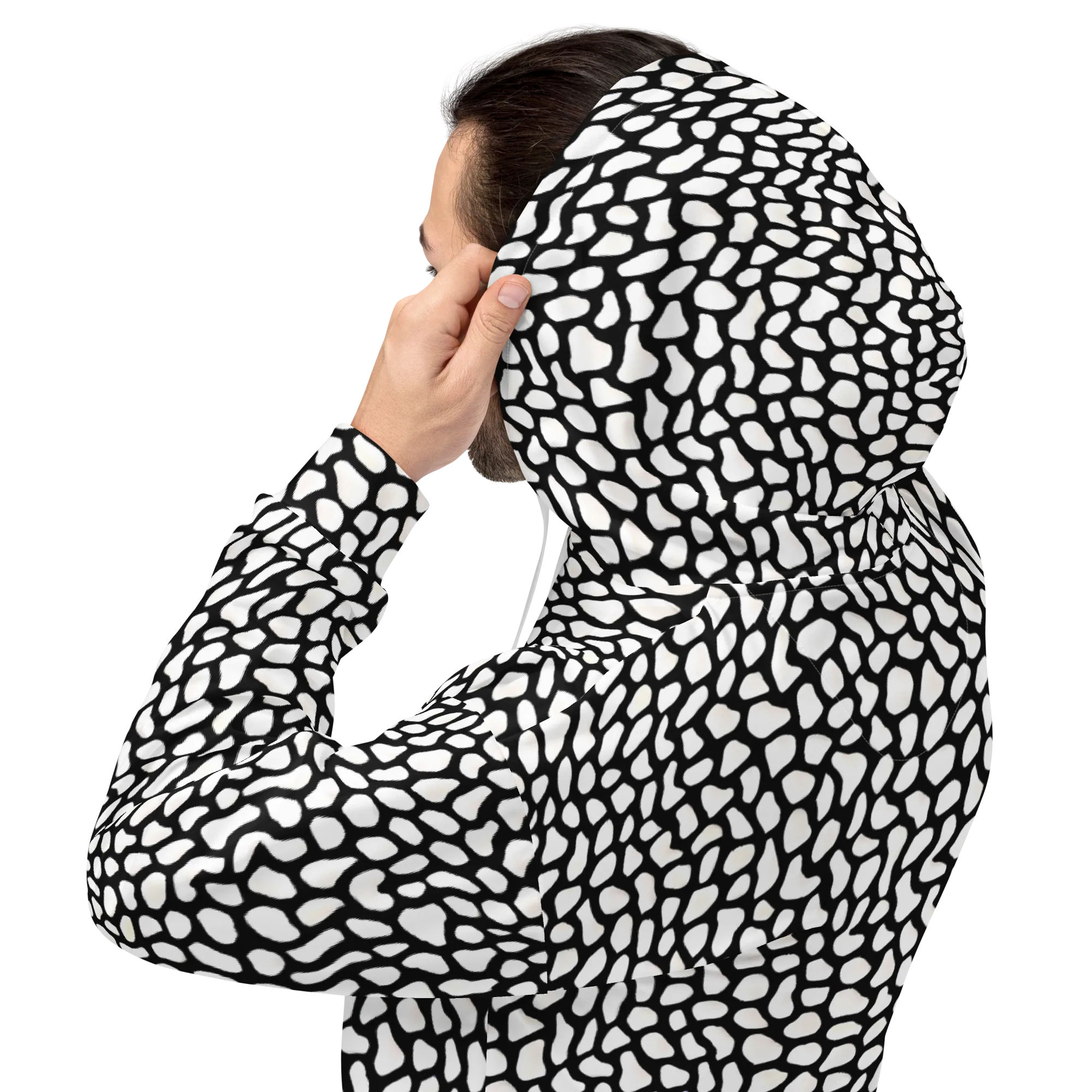 Inkblot Harmony on Hoodie — Back