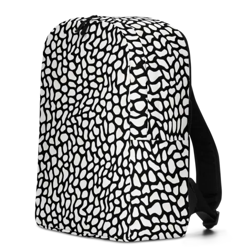 Inkblot Harmony on a Minimalist Backpack