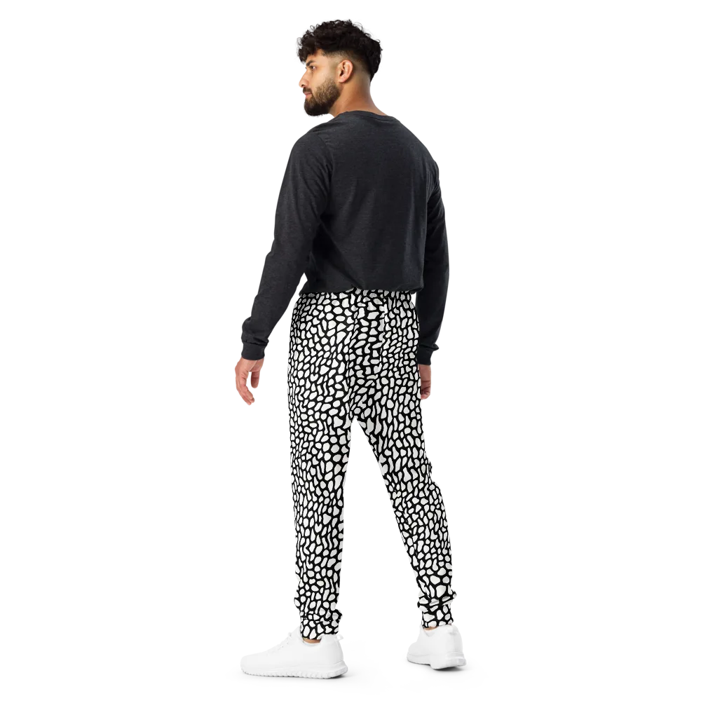Inkblot Harmony on Men's Joggers — Back