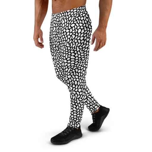 Inkblot Harmony on a Men's Joggers