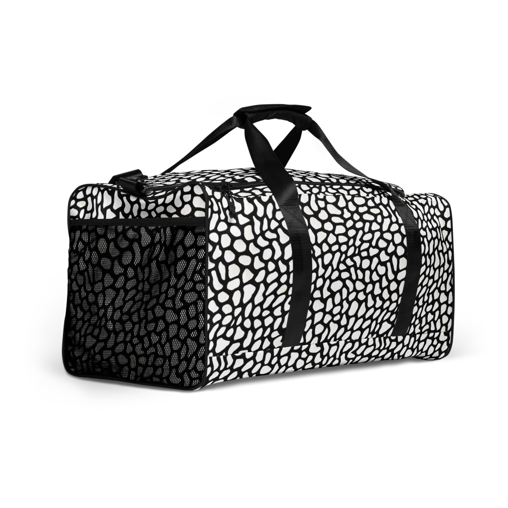 Inkblot Harmony on Duffle Bag — Right Front