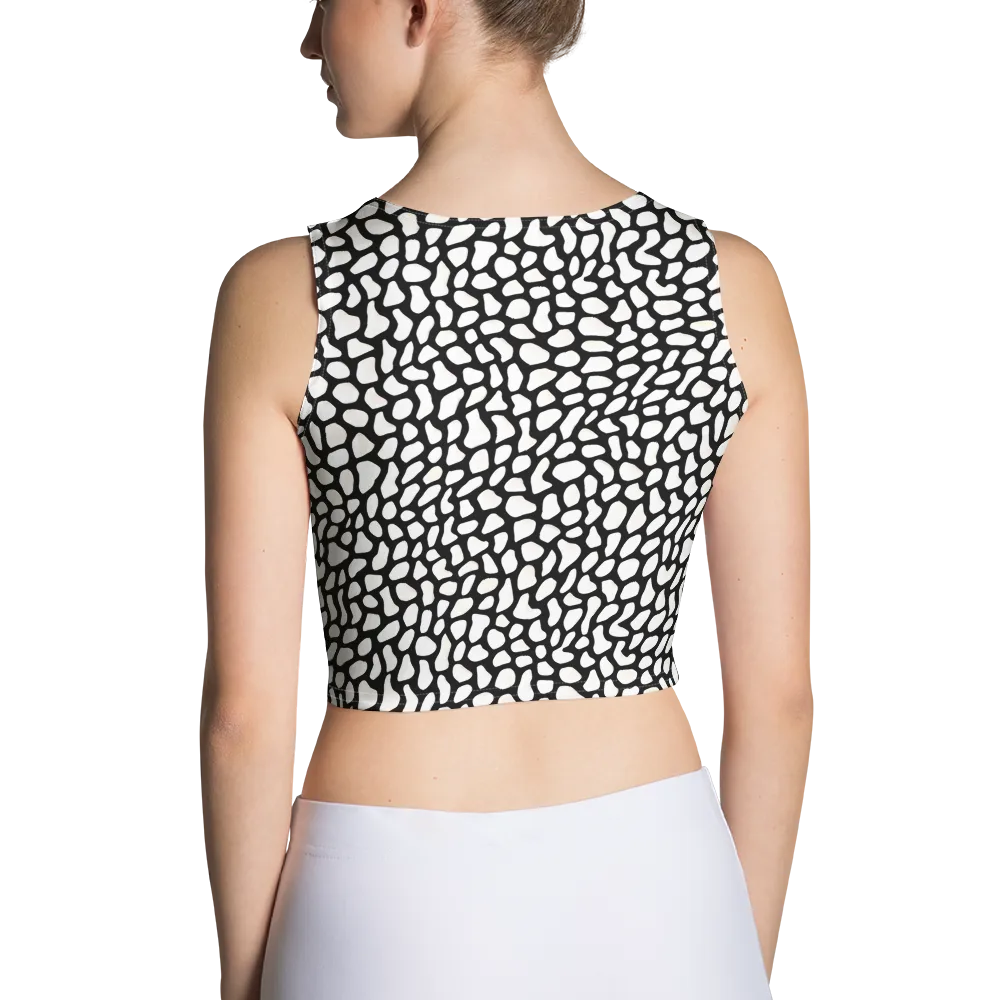 Inkblot Harmony on Crop Top — Back