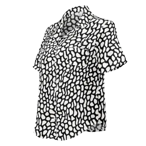 Inkblot Harmony on a Women's Short Sleeve Pajama Top