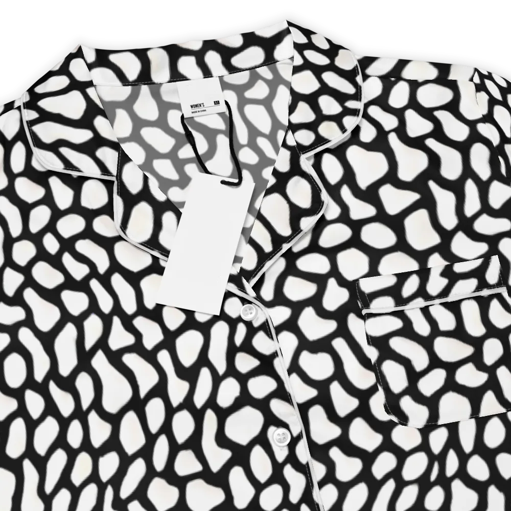 Inkblot Harmony on Women's Short Sleeve Pajama Top — Product details