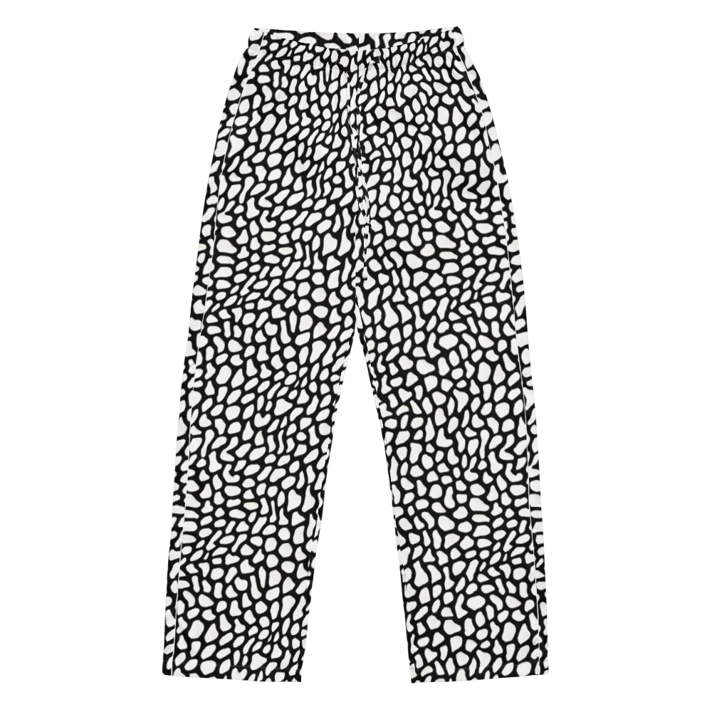 Inkblot Harmony on Women's Pajama Pants — Front