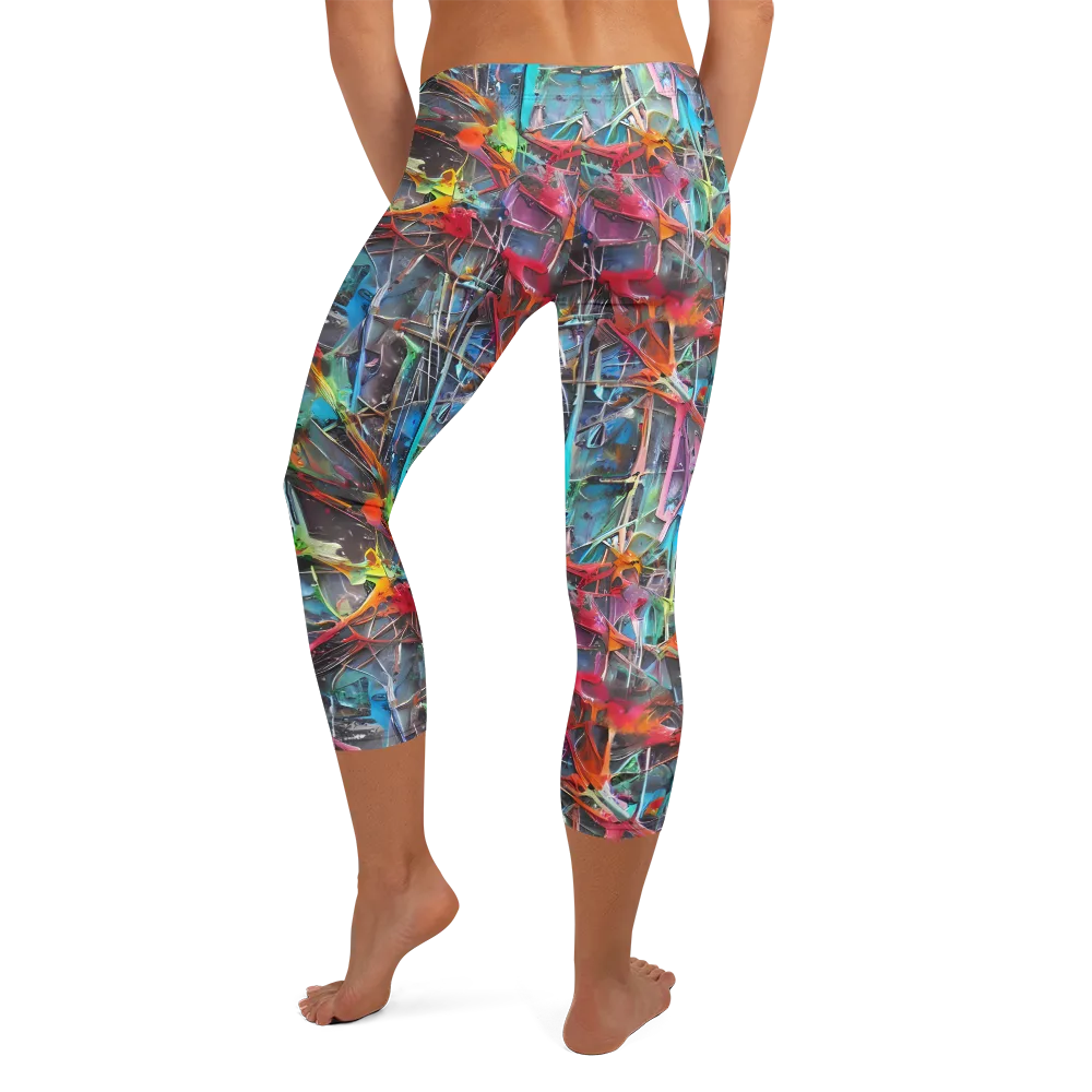Junkyard Jewel on Capri Leggings — Back