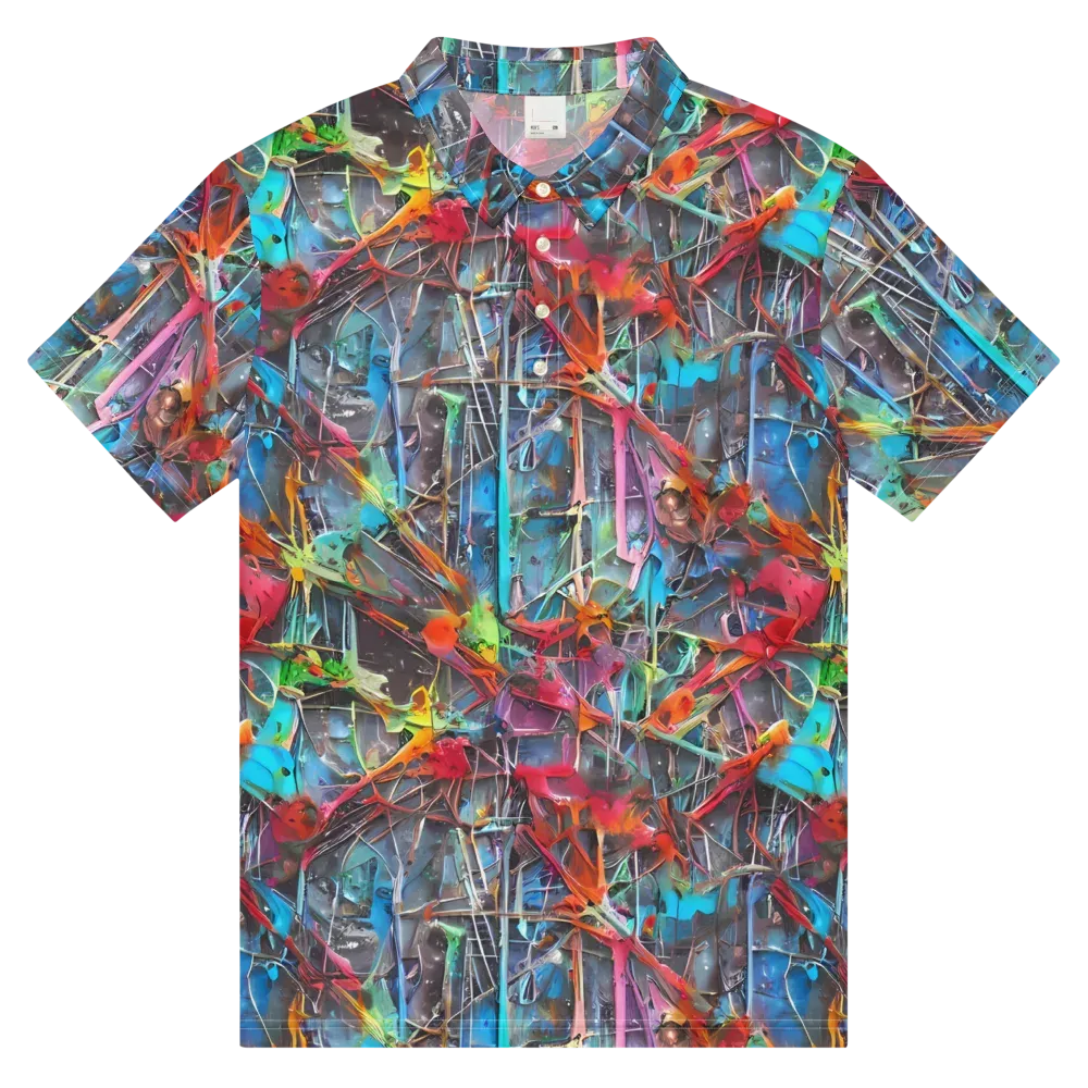 Junkyard Jewel on Men's Slim Fit Polo Shirt — Front