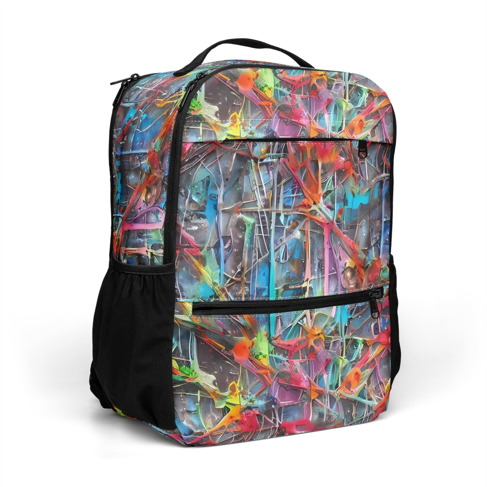 Junkyard Jewel on Utility Backpack — Right Front