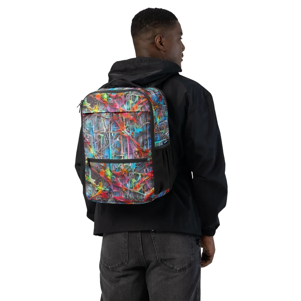 Junkyard Jewel on Utility Backpack — Back