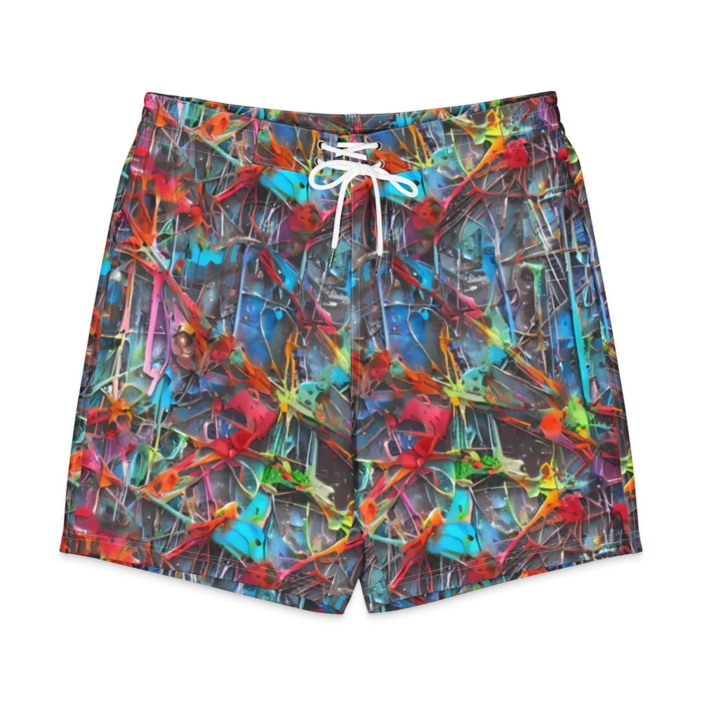 Junkyard Jewel on Men's Board Shorts — Front