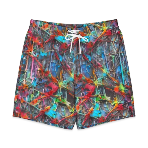Junkyard Jewel on a Men's Board Shorts