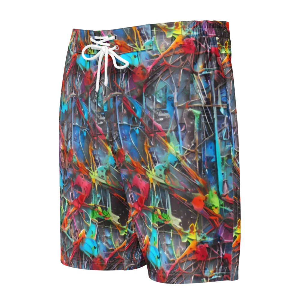 Junkyard Jewel on Men's Board Shorts — Front