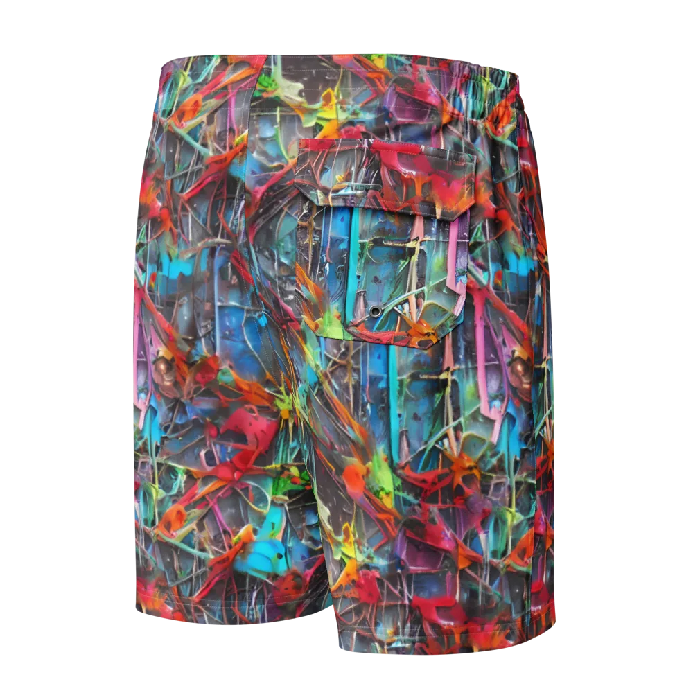 Junkyard Jewel on Men's Board Shorts — Back