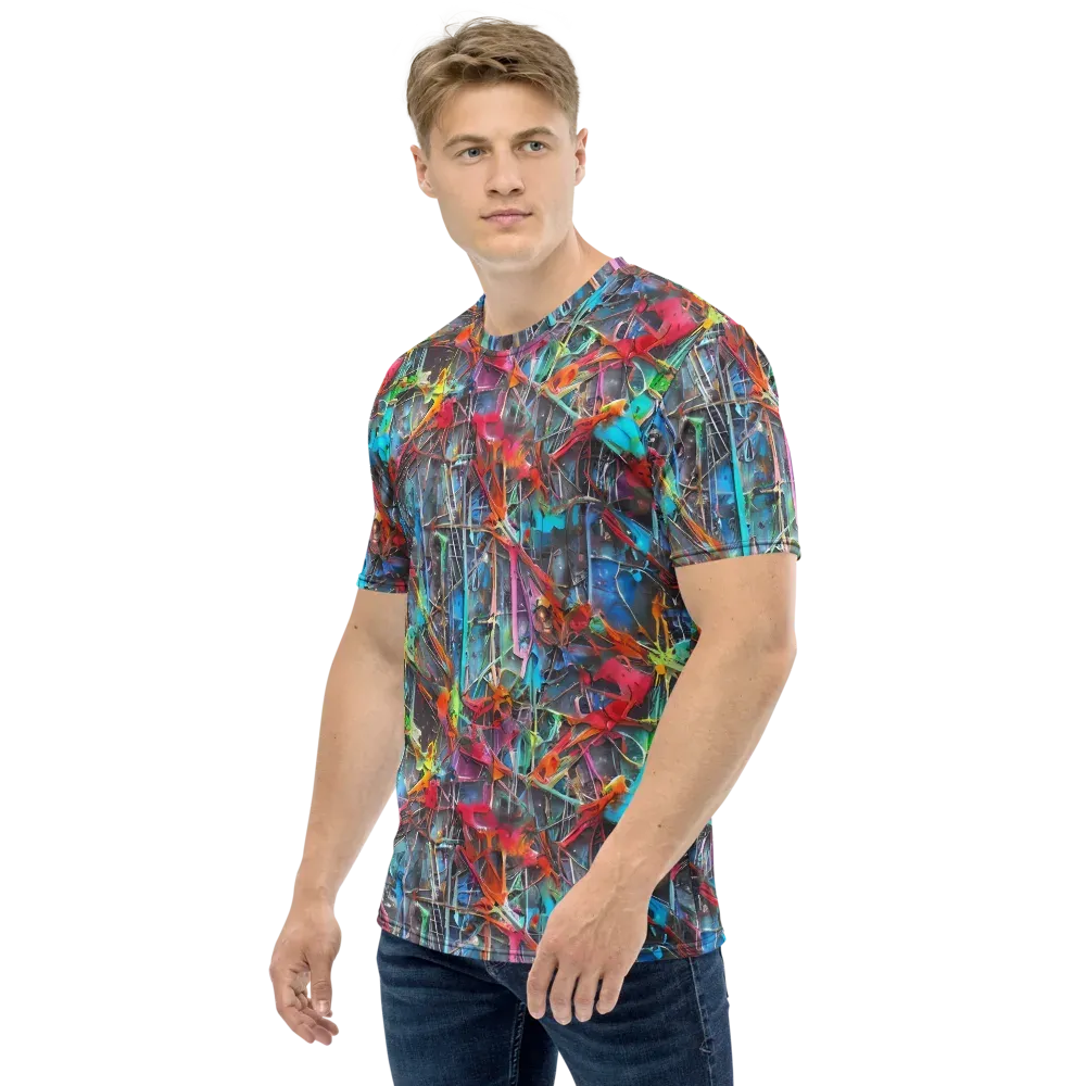 Junkyard Jewel on Men's Crew Neck T-Shirt — Left