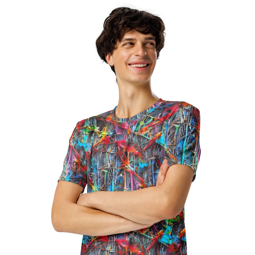 Junkyard Jewel on Men's Crew Neck T-Shirt — Left Front