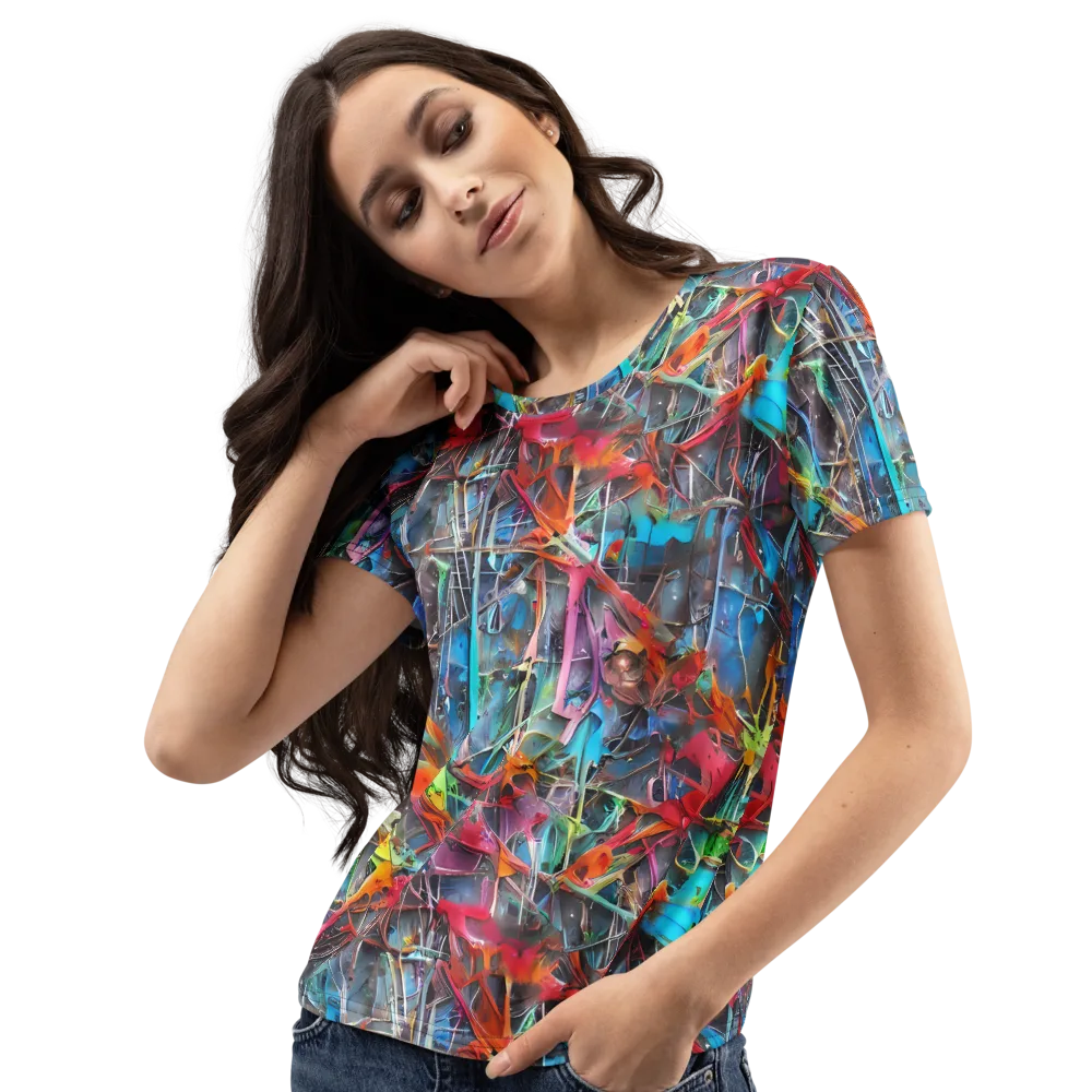 Junkyard Jewel on Women's Crew Neck T-Shirt — Left Front